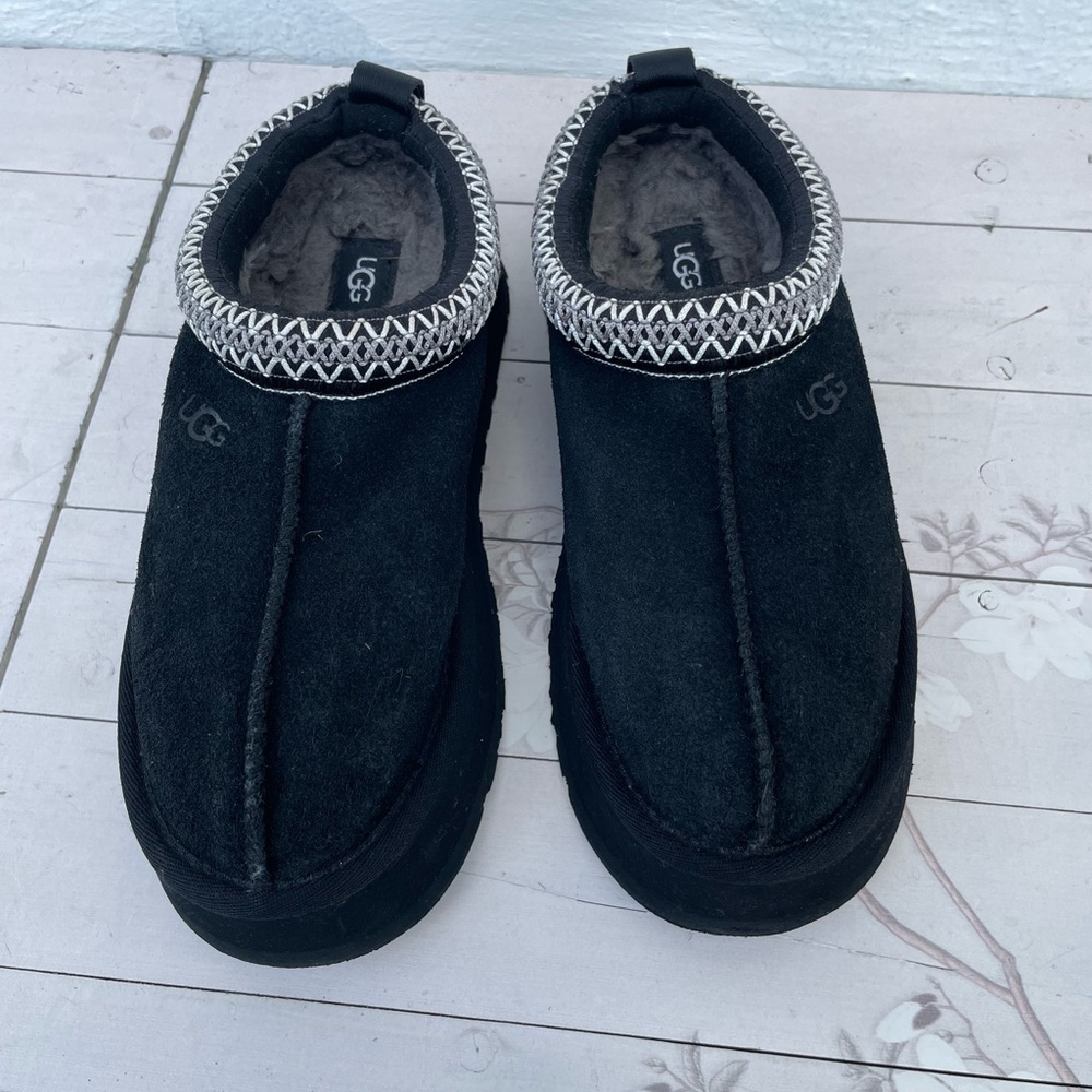 UGG Gray Plush Shearling-Lined Slip-On - Picture 6 of 10